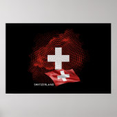 Schweiz Flagge Poster (Vorne)