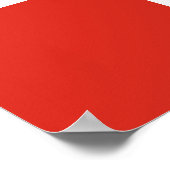 Schweiz Flagge Poster (Ecke)
