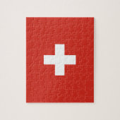Schweiz Flagge Puzzle (Vertikal)