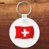 Schweiz Flagge Schlüsselanhänger (Vorderseite)