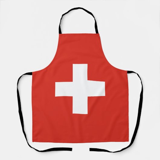 Schweiz Flagge Schürze (Vorderseite)