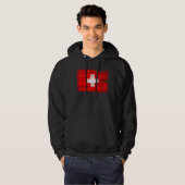 Schweiz Flagge Schweiz Hoodie (Vorne ganz)
