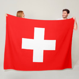 Schweiz Flagge Schweiz Schweiz Schweiz Europa Patr Fleecedecke