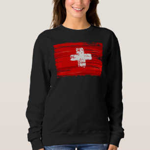 Schweiz Flagge Schweiz Sweatshirt