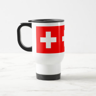 Schweiz Flagge Schweiz Swiss Reisebecher