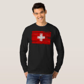 Schweiz Flagge Schweiz T-Shirt (Vorne ganz)
