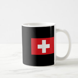 Schweiz Flagge Schweizer Bekleidung Wandern Skifah Kaffeetasse