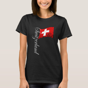 Schweiz Flagge Schweizer Stolz Vintage Schweizer F T-Shirt