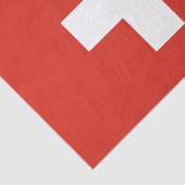 Schweiz Flagge Seidenpapier (Ausschnitt)