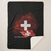 Schweiz Flagge Sherpadecke (Vorderseite)