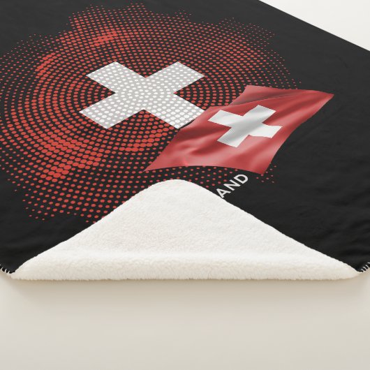 Schweiz Flagge Sherpadecke (3/4)