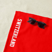 Schweiz Flagge Splendid Patriotic Strandtuch (Beispiel)