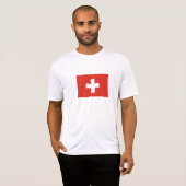 Schweiz Flagge T-Shirt (Vorne ganz)