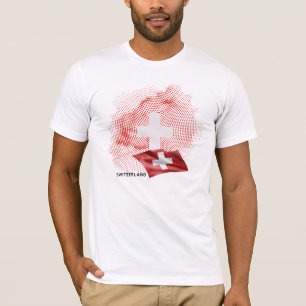 Schweiz Flagge T-Shirt