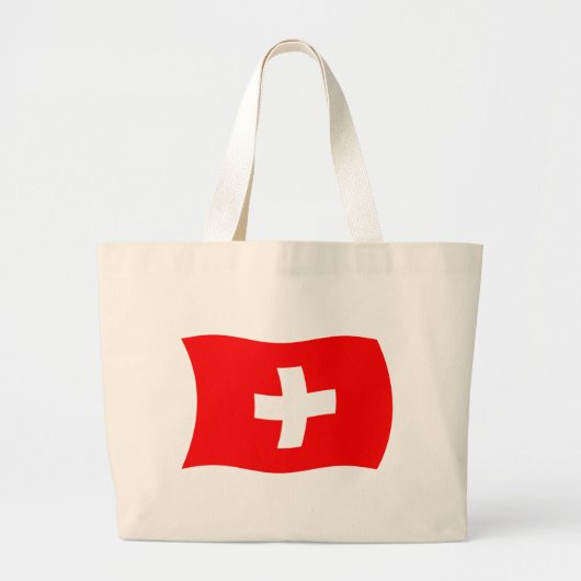 Schweiz Flagge Tragetasche (Vorne)