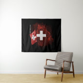 Schweiz Flagge Wandteppich (Beispiel (Horizontal))