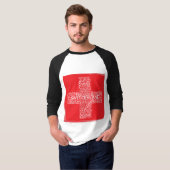 Schweiz Flaggen Word Cloud Vintag T-Shirt (Vorne ganz)
