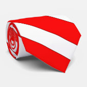 Schweiz Flaggenfarben Elegante Krawatte (Gerollt)