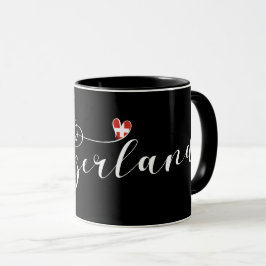 Schweiz Flaggenherz, Schweiz Tasse