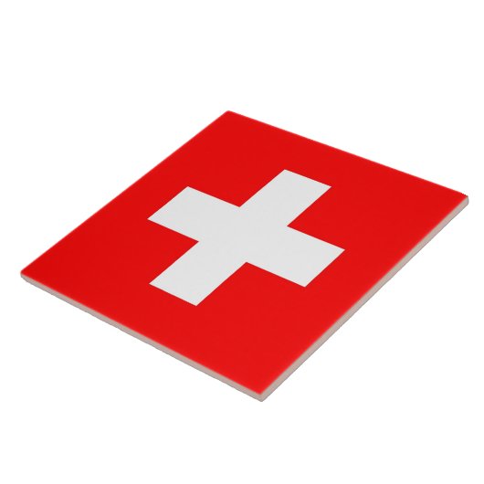 Schweiz Flaggenliste Fliese (Seite)
