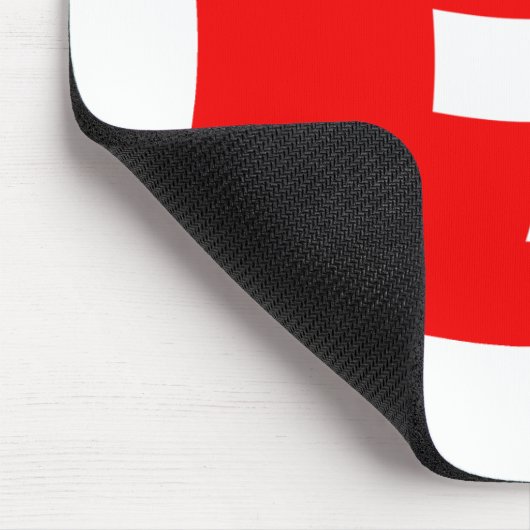 Schweiz Flaggenmousepad Mousepad (Ecke)