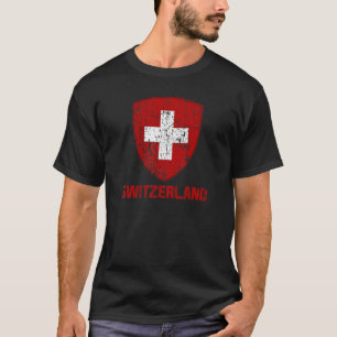 Schweiz Flaggenstaat Schweiz Internationales Land T-Shirt