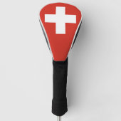 Schweiz-Flaggentelefone Golf Headcover (Vorderseite)