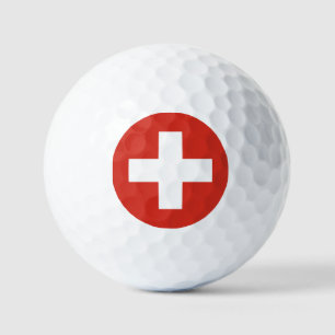 Schweiz-Flaggentelefone Golfball
