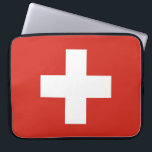 Schweiz-Flaggentelefone Laptopschutzhülle<br><div class="desc">Die Schweiz,  offiziell die Schweizerische Eidgenossenschaft,  ist eine bundesstaatliche Republik,  die sich aus 26 Kantonen zusammensetzt,  mit bundesstaatlichem Sitz in Bern.</div>