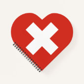 Schweiz-Flaggentelefone Notizblock (Vorderseite)