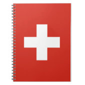 Schweiz-Flaggentelefone Notizblock (Vorderseite)
