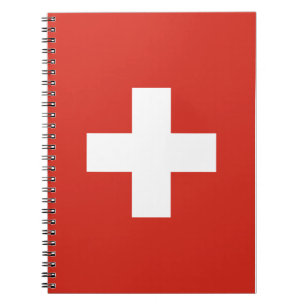 Schweiz-Flaggentelefone Notizblock