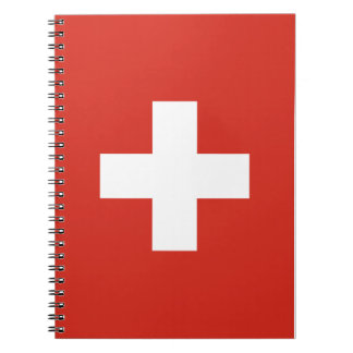 Schweiz-Flaggentelefone Notizblock
