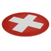 Schweiz-Flaggentelefone Schneidebrett (Ecke)