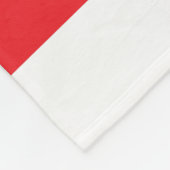 Schweiz Flaggenwortwolke Fleecedecke (Ecke)