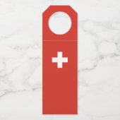 Schweiz Flaschenanhänger (Rückseite)
