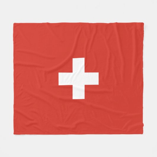 Schweiz Fleecedecke (Vorderseite (Horizontal))