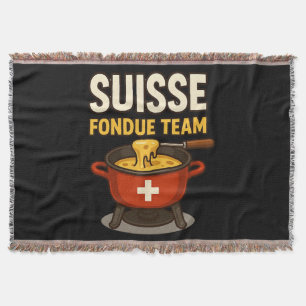 Schweiz Fondue Team Decke