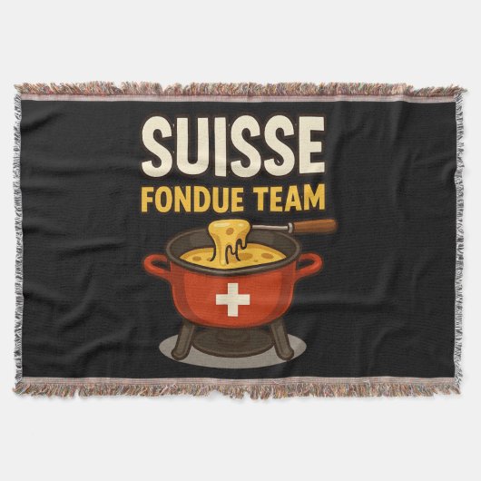 Schweiz Fondue Team Decke (Vorderseite)