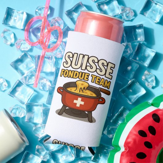 Schweiz Fondue Team Selters Dosenkühler (In Situ Sommer)