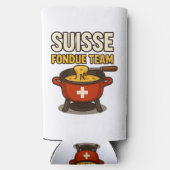 Schweiz Fondue Team Selters Dosenkühler (Rückseite)