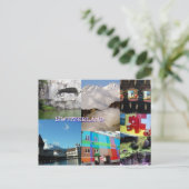 Schweiz FotoCollage Postkarte (Stehend Vorderseite)