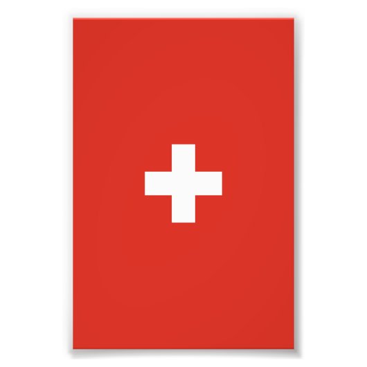 Schweiz Fotodruck (Vorne)