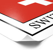 Schweiz Fotodruck (Ecke)