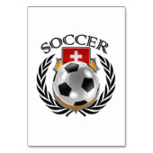 Schweiz Fußball 2016 Fangerät Tischnummer (Vorderseite)