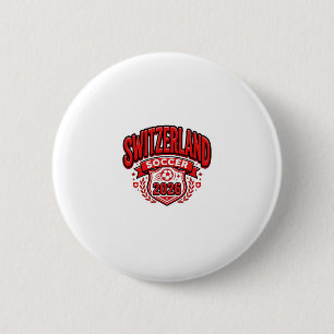 Schweiz Fußball 2026 Fußball Fett Land Typogr Button