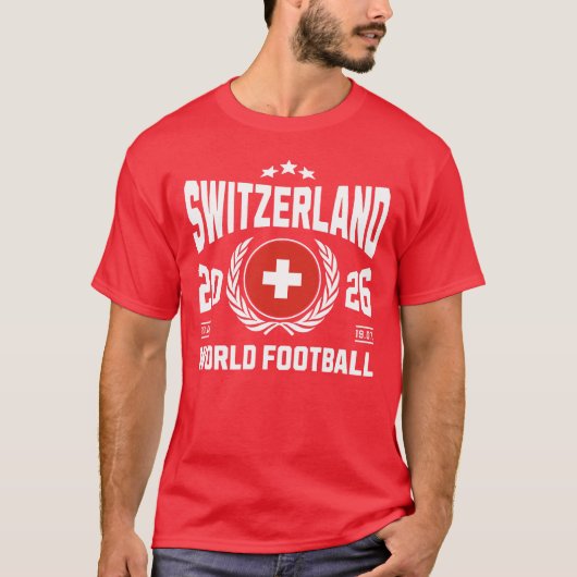 Schweiz Fußball 2026 T-Shirt (Vorderseite)