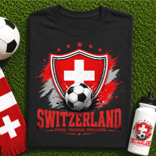 Schweiz Fußball-Fan Schweizer Fußball Weltmeisters T-Shirt