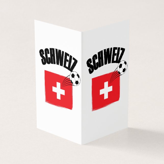 Schweiz Fussball Schweiz Fußballflagge (Vorderseite)