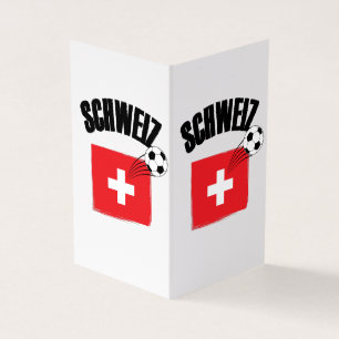 Schweiz Fussball Schweiz Fußballflagge